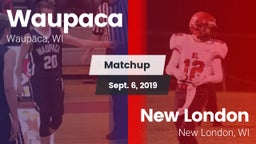 Matchup: Waupaca  vs. New London  2019