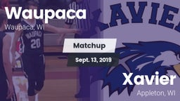 Matchup: Waupaca  vs. Xavier  2019