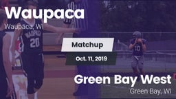 Matchup: Waupaca  vs. Green Bay West 2019