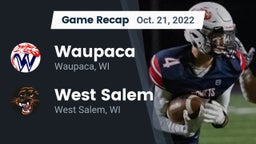 Recap: Waupaca  vs. West Salem  2022