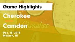 Cherokee  vs Camden  Game Highlights - Dec. 18, 2018