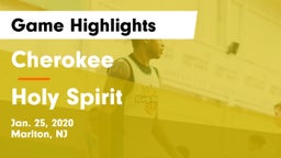 Cherokee  vs Holy Spirit  Game Highlights - Jan. 25, 2020