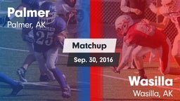 Matchup: Palmer  vs. Wasilla  2016