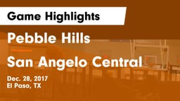 Pebble Hills  vs San Angelo Central  Game Highlights - Dec. 28, 2017
