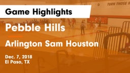 Pebble Hills  vs Arlington Sam Houston Game Highlights - Dec. 7, 2018