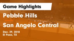Pebble Hills  vs San Angelo Central Game Highlights - Dec. 29, 2018