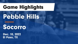 Pebble Hills  vs Socorro  Game Highlights - Dec. 10, 2022