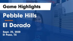 Pebble Hills  vs El Dorado  Game Highlights - Sept. 25, 2020