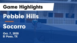 Pebble Hills  vs Socorro  Game Highlights - Oct. 7, 2020
