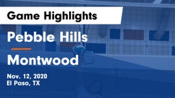 Pebble Hills  vs Montwood  Game Highlights - Nov. 12, 2020