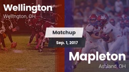 Matchup: Wellington High vs. Mapleton  2017
