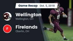 Recap: Wellington  vs. Firelands  2018