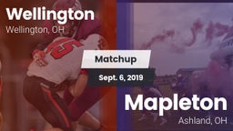 Matchup: Wellington High vs. Mapleton  2019