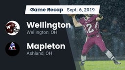 Recap: Wellington  vs. Mapleton  2019