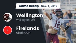 Recap: Wellington  vs. Firelands  2019