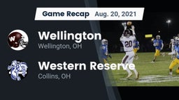 Recap: Wellington  vs. Western Reserve  2021
