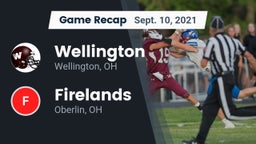 Recap: Wellington  vs. Firelands  2021