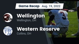 Recap: Wellington  vs. Western Reserve  2022
