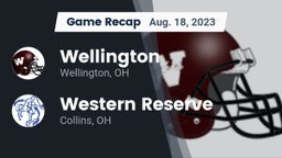 Recap: Wellington  vs. Western Reserve  2023