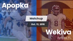 Matchup: Apopka  vs. Wekiva  2016
