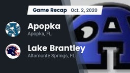 Recap: Apopka  vs. Lake Brantley  2020