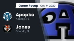 Recap: Apopka  vs. Jones  2020