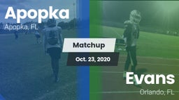 Matchup: Apopka  vs. Evans  2020