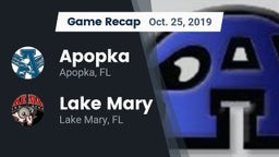 Recap: Apopka  vs. Lake Mary  2019