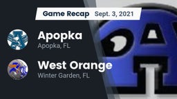 Recap: Apopka  vs. West Orange  2021