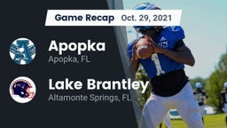 Recap: Apopka  vs. Lake Brantley  2021