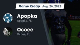 Recap: Apopka  vs. Ocoee  2022