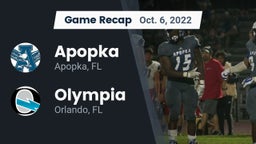 Recap: Apopka  vs. Olympia  2022