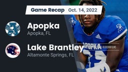 Recap: Apopka  vs. Lake Brantley  2022