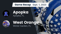 Recap: Apopka  vs. West Orange  2023