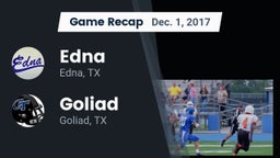 Recap: Edna  vs. Goliad  2017