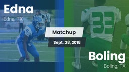 Matchup: Edna  vs. Boling  2018