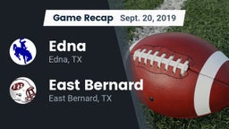Recap: Edna  vs. East Bernard  2019
