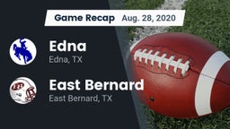 Recap: Edna  vs. East Bernard  2020