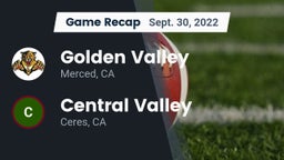 Recap: Golden Valley  vs. Central Valley  2022