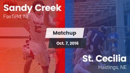 Matchup: Sandy Creek High vs. St. Cecilia  2016