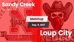 Matchup: Sandy Creek High vs. Loup City  2017