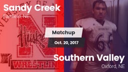 Matchup: Sandy Creek High vs. Southern Valley  2017