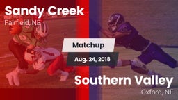 Matchup: Sandy Creek High vs. Southern Valley  2018