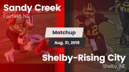 Matchup: Sandy Creek High vs. Shelby-Rising City  2018