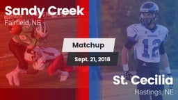 Matchup: Sandy Creek High vs. St. Cecilia  2018