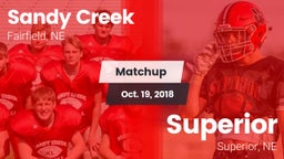 Matchup: Sandy Creek High vs. Superior  2018
