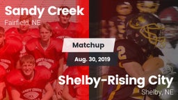 Matchup: Sandy Creek High vs. Shelby-Rising City  2019