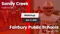 Matchup: Sandy Creek High vs. Fairbury Public Schools 2019