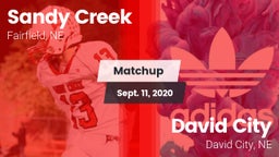 Matchup: Sandy Creek High vs. David City  2020