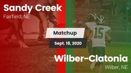 Matchup: Sandy Creek High vs. Wilber-Clatonia  2020
